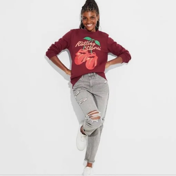 Rolling Stones Cherry Graphic Sweatshirt - Picture 3 of 3